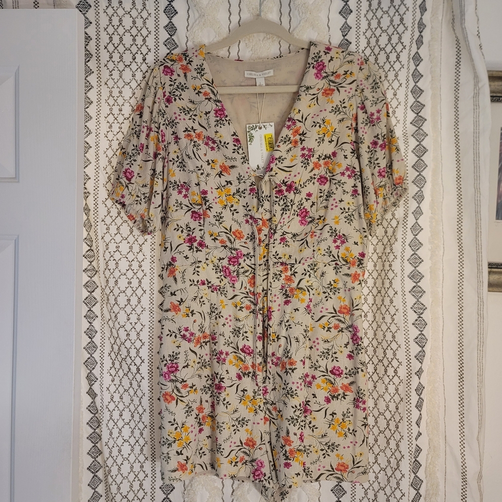 Floral Print Romper